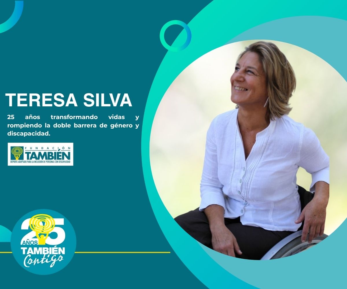 Aquí tenéis alguno de los reportajes que los medios le han dedicado a Teresa Silva por el 25 aniversario de Fundación También.  lavanguardia.com/sociedad/20250…