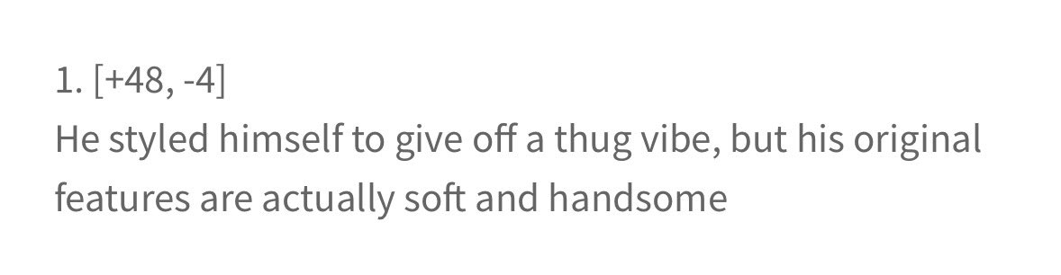 this is exactly why tarzzan cosplaying is extremely harmful: just look at the stereotypes he’s portraying, cultural appreciation or not, he’s being perceived as a “thug” bc thats what koreans think conrows and grills , being black is not an aesthetic -