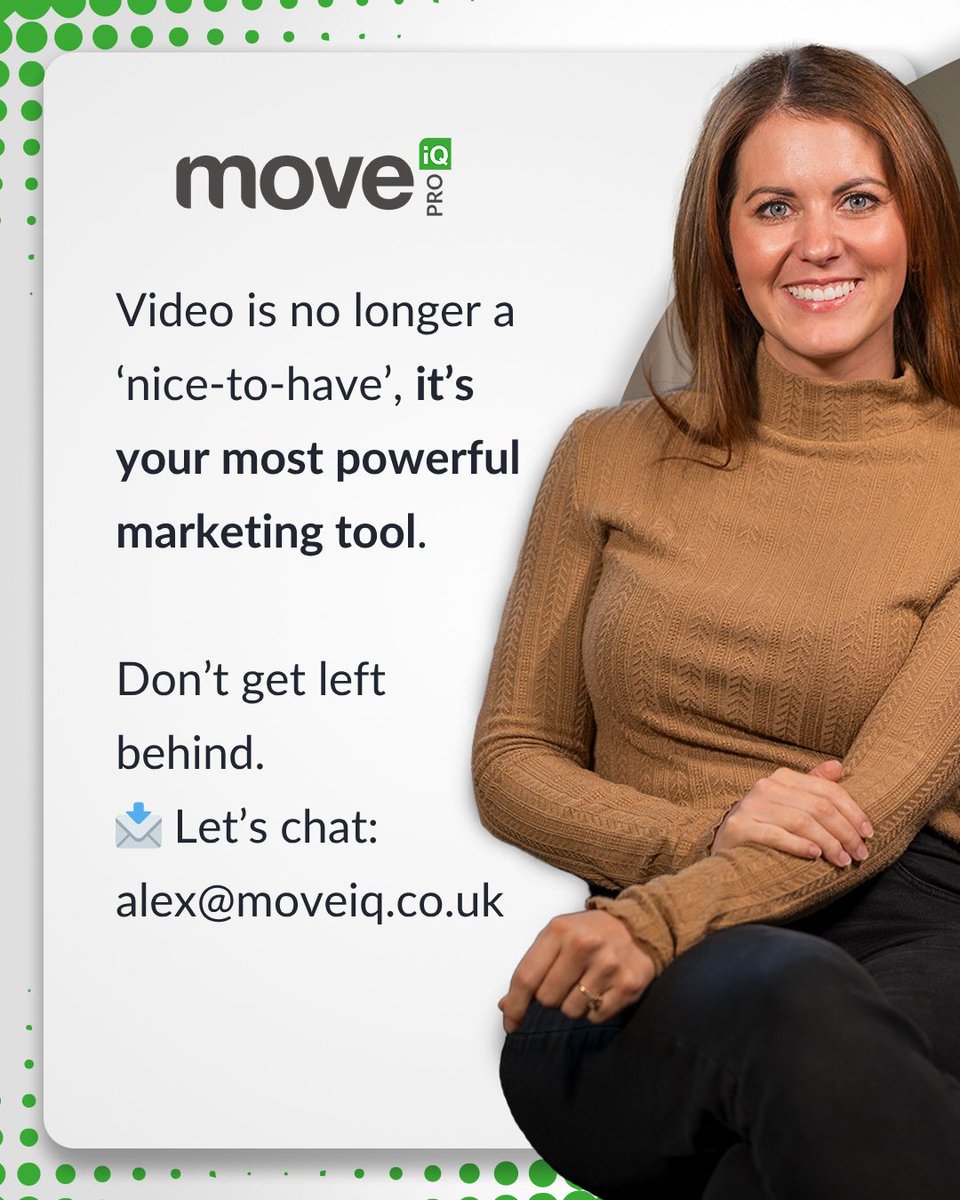 Recent client success 🏃‍♂️

✔ 21.8K Facebook views
✔ 1.8K YouTube views
✔ Using QR codes on postcards
✔ Sharing on email before an appraisal

All thanks to our tailored video content with Phil Spencer endorsing their @propertymarkuk accreditation

📩 alex@moveiq.co.uk