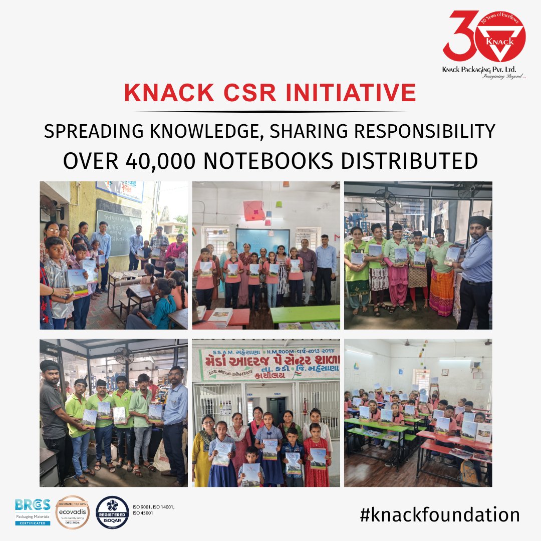 knack_packaging's tweet photo. At Knack Foundation, we believe that every child deserves the joy of learning and the spark of imagination. This year, we are thrilled to continue our book distribution initiative, with a mission to reach over 40,000 children across diverse communities.
#knackfoundation https://t.co/FiTKWz1woR