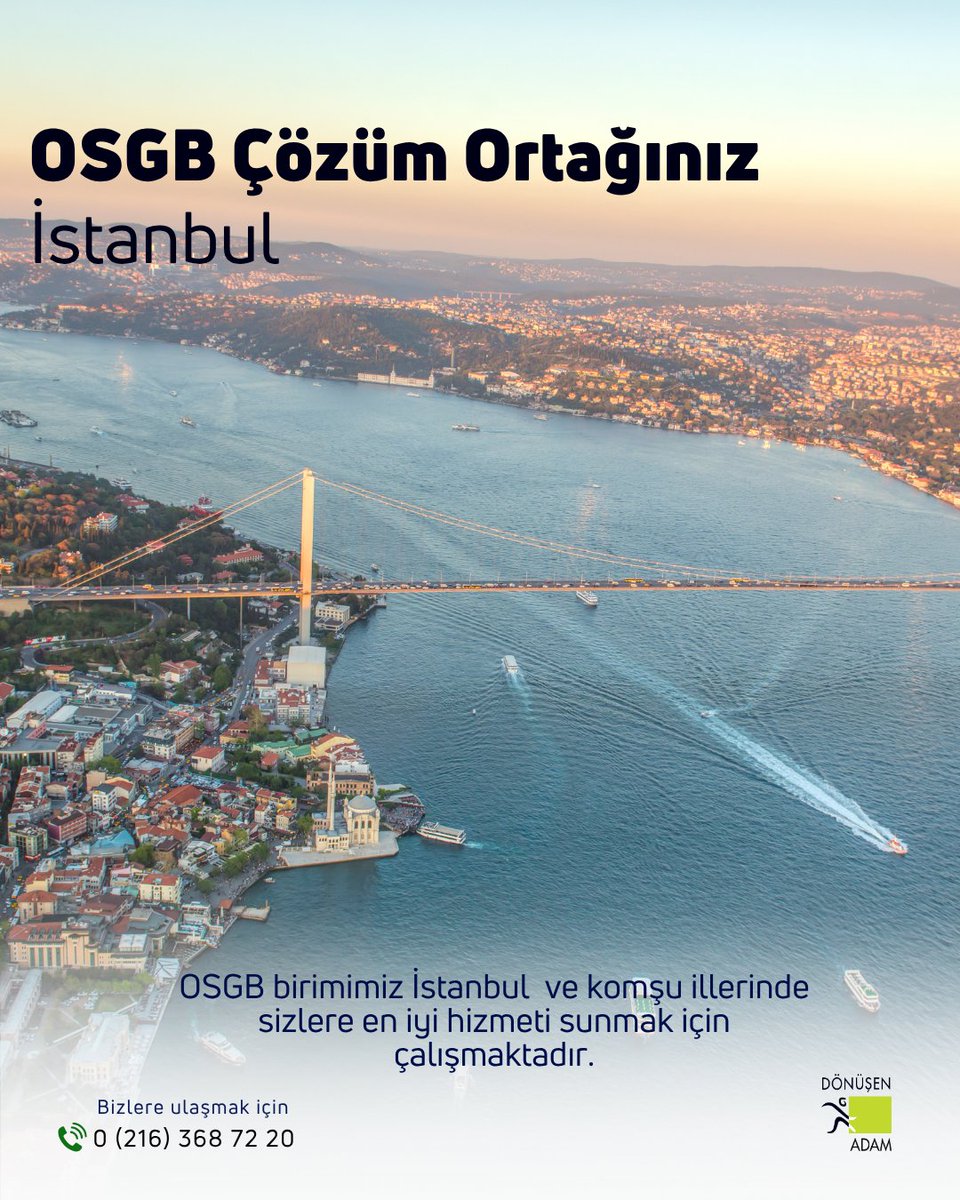 ❗ OSGB hizmetlerinde Dönüşen Adam OSGB; İzmir şube ve komşu illerinde size en uygun ve rekabetçi fiyat teklifimizi sunmak için telefonun diğer ucundayız.👇