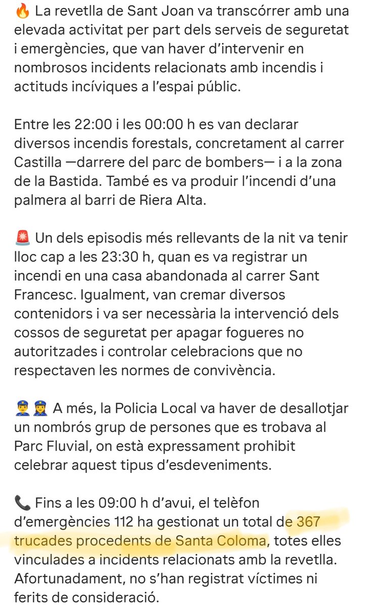 GramenetDe's tweet photo. ¿En qué momento exactamente de la Historia decidimos que incendiar medio país y dejar heridos graves era una tradición entrañable? https://t.co/14BgsGfKY0