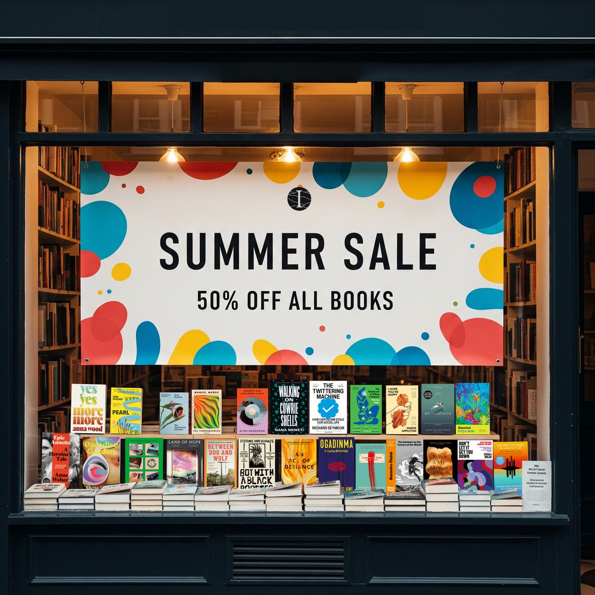 The Indigo Press (@pressindigothe) on Twitter photo We're having a site-wide 50% OFF SALE on all published books, and yes, that includes πππππ ππππππ πππππ.
From bold debuts to powerful international fiction, nowβs your chance to stock up on stories that challenge, move, and inspire!
theindigopress.com/shop/ We're having a site-wide 50% OFF SALE on all published books, and yes, that includes πππππ ππππππ πππππ.
From bold debuts to powerful international fiction, nowβs your chance to stock up on stories that challenge, move, and inspire!
theindigopress.com/shop/