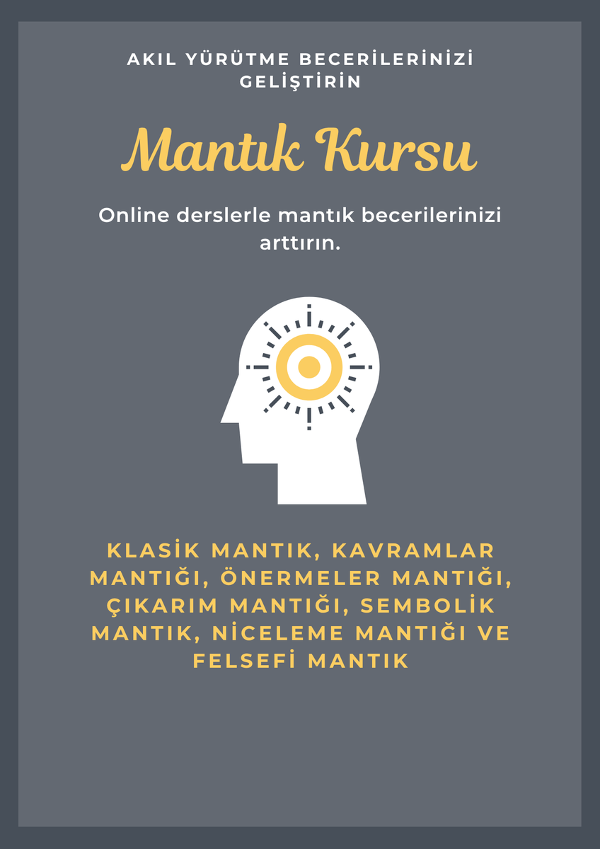 Duyurulması için paylaşırsanız sevinirim: Temel seviyede çağdaş mantık üzerine açmış olduğum kursa ilgi duyan herkesi beklerim. Son başvuru tarihi 29 Haziran. Temmuz ayında başlıyoruz. Ücret ve başvuru için 👇 
docs.google.com/forms/d/e/1FAI…