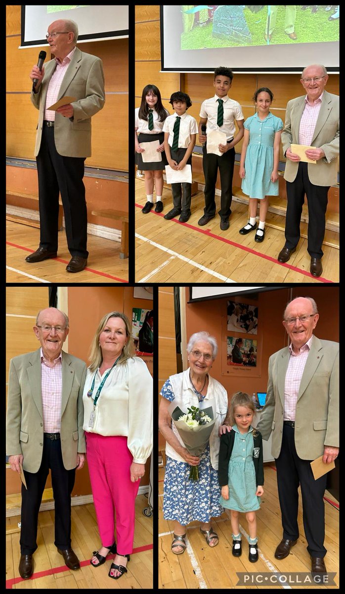 Farewell Mr Dale!
We had a special assembly to mark the retirement of the Vice Chairperson of our Board of Governors, Mr Trevor Dale. Trevor has given over 50 years dedicated service to school and we thank him for his hard work. We'll miss you!