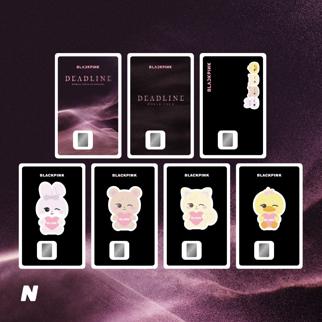 BLACKPINK WORLD TOUR 〈DEADLINE〉 IN GOYANG” Special Theme Cards