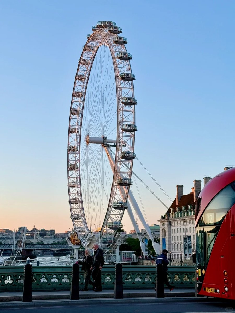 Annabeth25874's tweet photo. A classic red double-decker bus meets the whimsical ferris wheel! 🚍#UrbanExploration #FerrisWheelFun https://t.co/880HIV0eZV