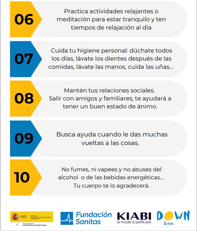 🔹Este verano me cuido #tancomotú. Lanzamos una campaña para promocionar la salud de las personas con síndrome de Down a través de rutinas saludables. 
¡Descubre las 10 más importantes y comparte¡ 😉
#sindromedown #salud