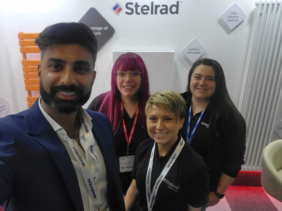 Stelrad's tweet image. Great to be at #InstallerSHOW 2025 connecting with so many industry professionals!

The team’s been busy meeting installers, sharing ideas, and talking all things plumbing and heating. If you’re here, come &amp;amp; see us at stand 5B10!

#InstallerSHOW #CIPHE #plumbing #heating #stelrad