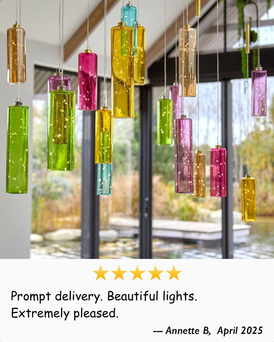 Ooo_ThatsNice's tweet image. ✨ Beautiful lighting, glowing reviews. Our Hanging Glass Cylinder Lights are a customer favourite — elegant, colourful, and easy to hang anywhere.

✨ 10% off with code JUNE10 (ends soon)
🚚 Free UK delivery!
👉 ooothatsnice.co.uk/set-of-2-hangi…

#HomeDecor #LightingStyle #OooThatsNice