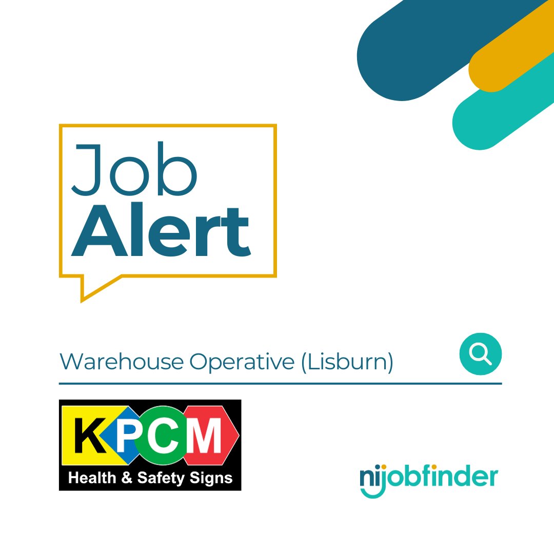 📦 KPCM Health &amp; Safety Signs (Lisburn) is hiring a Warehouse Operative to help pack and prep health &amp; safety signs for delivery across NI &amp;  ROI.

✅ Full-time, permanent
✅ 36hrs/week, early finish Fridays
✅ Fast-paced, hands-on role

shorturl.at/8DLr7