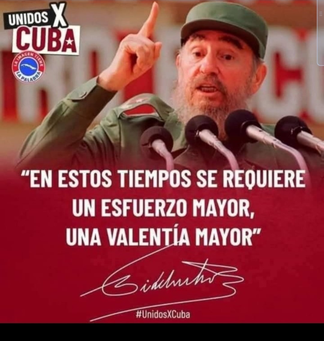 Todos unidos en tiempos tan complejos. Venceremos
#CubaVencerá 
<a href="/DiazCanelB/">Miguel Díaz-Canel Bermúdez</a> 
<a href="/DrRobertoMOjeda/">Dr. Roberto Morales Ojeda</a> 
@Parti