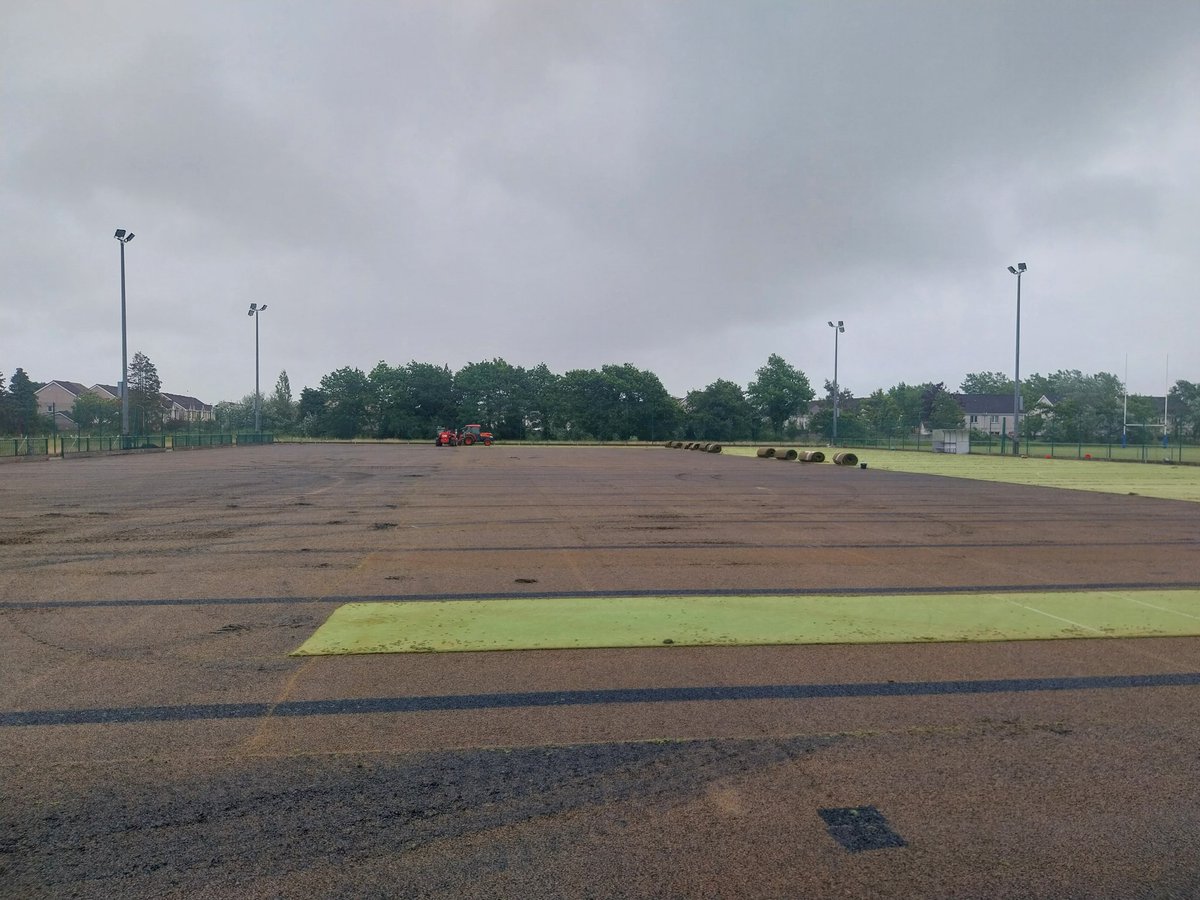 Great to see progress on our new carpet for our astro turf taking shape. This will ensure a top class surface for all our students who use it for P.E. and also our hockey teams. New floodlighting was installed last week also.