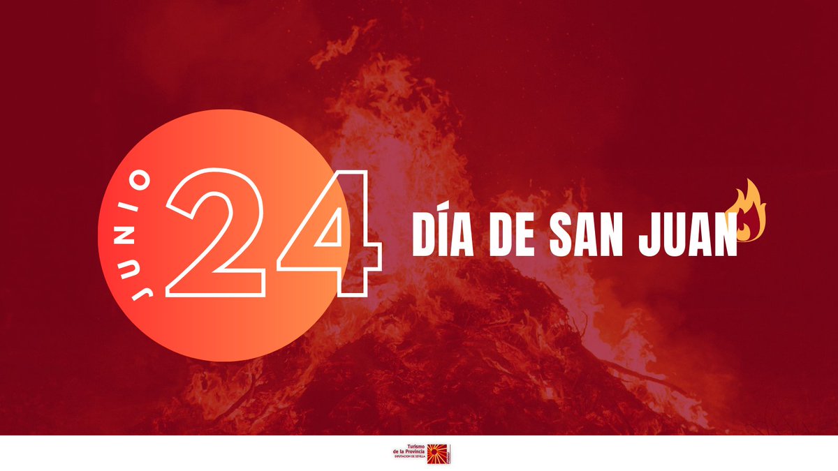 Twitter 🔥 Esta noche, el fuego no solo alumbra: purifica, une, celebra.
¿Te atreves a soltar lo viejo y brindar por lo que viene?
#SanJuan #TurismodelaProvinciadeSevilla