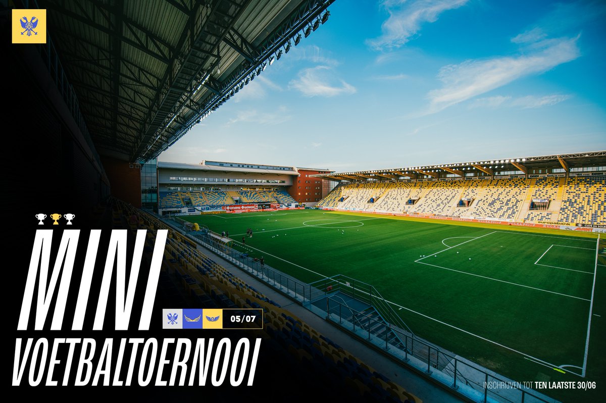 stvv's tweet image. De nieuwe grasmat is klaar voor jouw dribbels en tackles 🤗

Schrijf jouw team voor 30 juni in voor het minivoetbaltoernooi op Stayen 🏆

🔗 Via: bit.ly/3G0vmEC