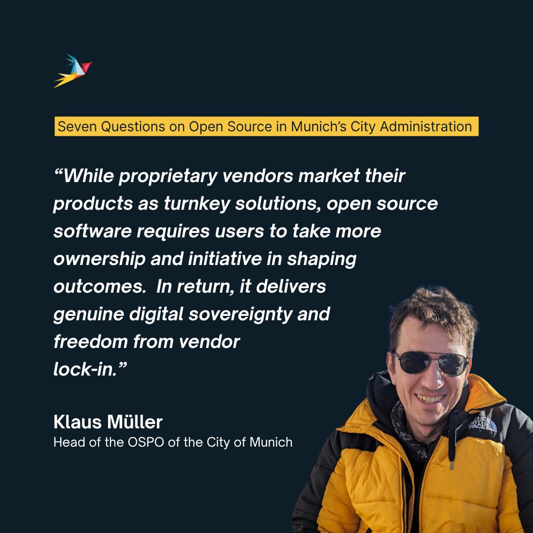 What does it take to digitize public services in a way that’s secure, adaptable, and citizen-focused?

Klaus Mueller, head of OSPO, explains why the City of Munich is betting on open source tools like Zammad—far beyond just saving costs: zammad.com/en/blog/open-s…

#eGovernment