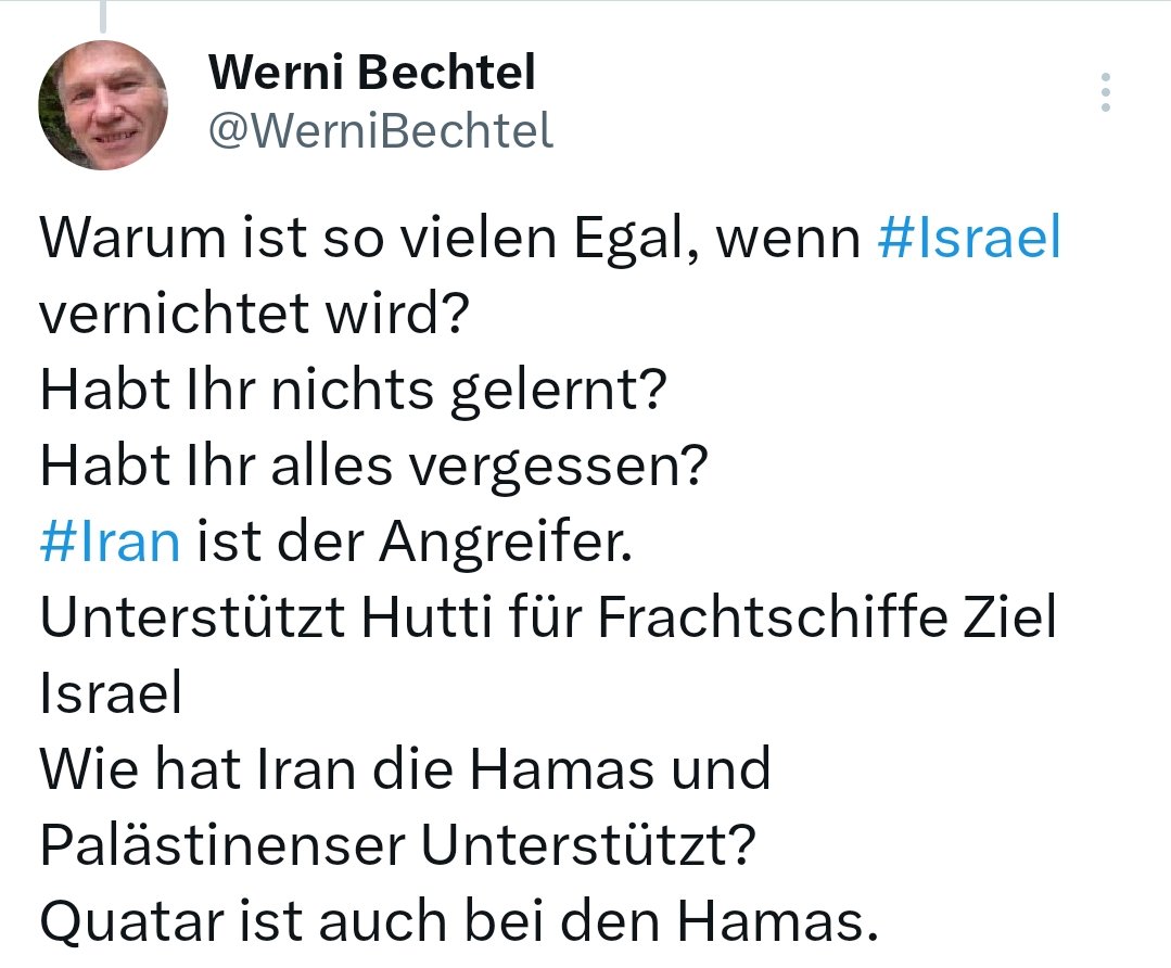 Es leben etwa 60'000 Israel i in den Golanhöhen. Grösstenteils legal gekauft zum 3-fachen Wert.

Aktuell leben 345'000 von Deutschland in der Schweiz.
Zum Teil mit Eigenheim, also Landbesitz. Dazu kommen 60'000 Deutsche Grenzgänger.

Warum sollten also Israeli böse sein? Iran