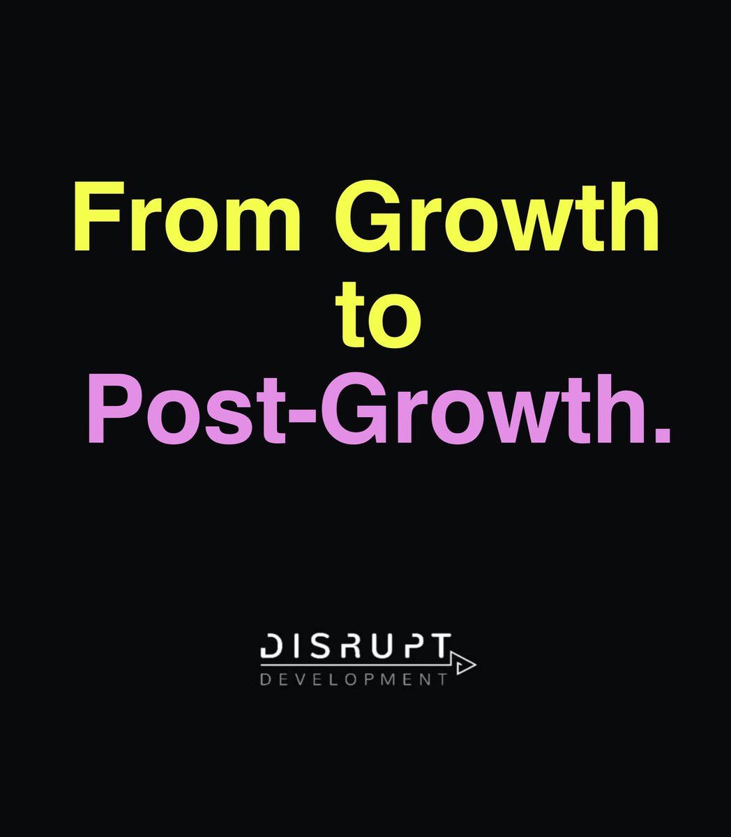 Disrupt_Dev's tweet image. We don’t believe in endless growth.
As Disrupt Development enters a new phase, we’re going post-growth:
🌱 Regeneration over extraction
📌 Enough over more
⚖️ Purpose over scale

#PostGrowthInAction
#DisruptDevelopment