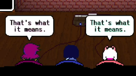 ceriisu's tweet photo. i adore when ralsei and susie are on the same wavelength. so different yet on rare occasions they share a brain https://t.co/MVQlRMnQAc