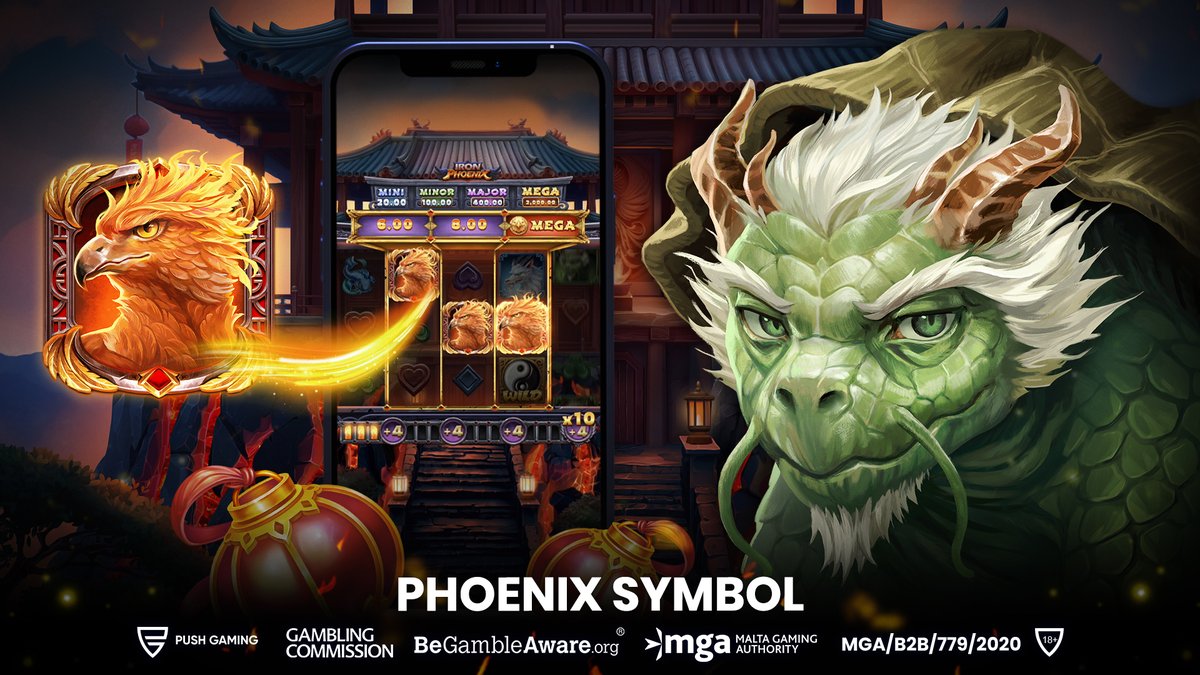🐦‍🔥 Iron Phoenix - Feature Frenzy 🤩  

Harness the power of this mighty creature as you spin across a beautifully crafted Japanese-inspired world! ⛩️  

🔥 Phoenix Reel Feature 🐦‍

🔥  Land 3 Phoenix Symbols on reels 2️⃣, 3️⃣, and 4️⃣ to ignite the Phoenix Reel — which can