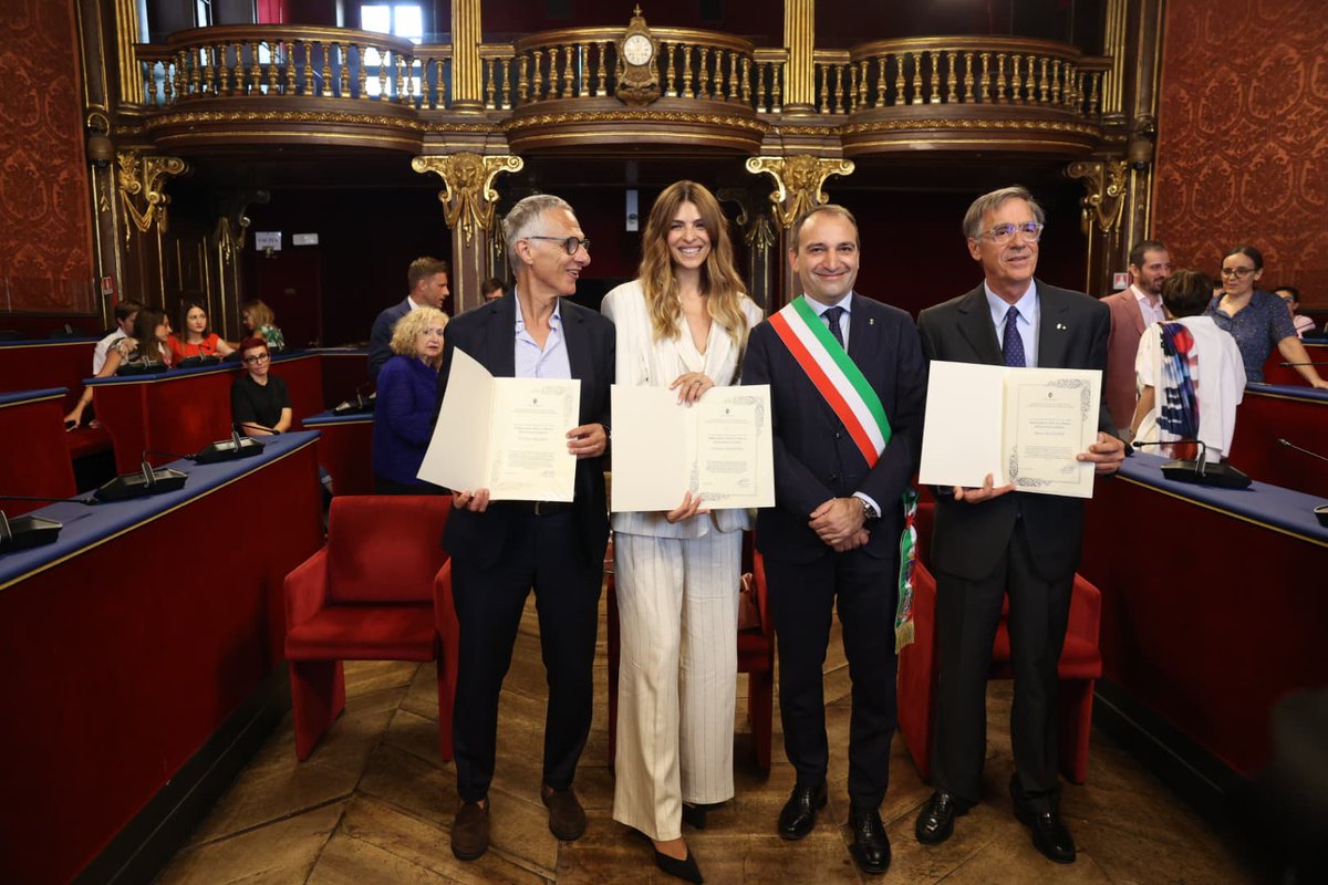 24 giugno 2025, Cristina Chiabotto, Marco Boglione e Umberto Ricardi ambasciatrice e ambasciatori nel mondo delle #eccellenze del territorio torinese.
#Torino