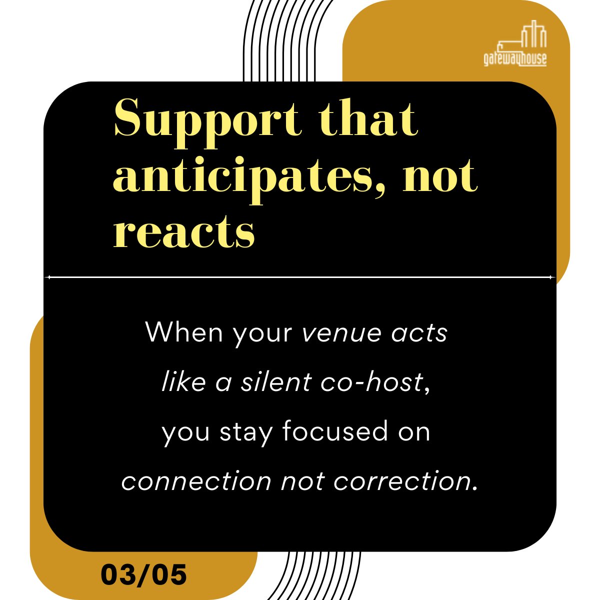 GHConferencing's tweet image. The best venues act like a silent co-host so you focus on connection, not correction. 

At Gateway House, we provide:
✔️ Intuitive flow
✔️ Story-driven lighting
✔️ Thoughtful team support

#EventVenue #HostWithEase #ConferenceSpace #EventPlanning