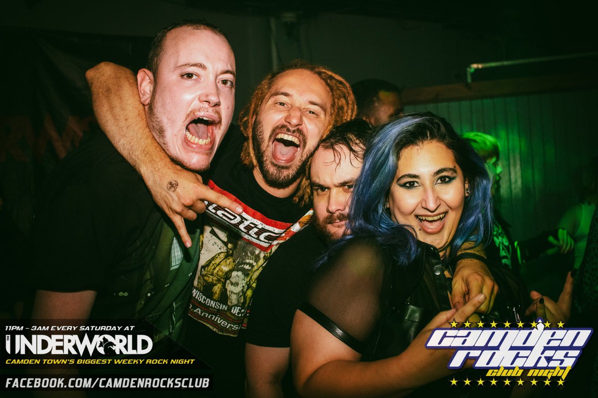 Camden Rocks Club (@camdenrocksclub) on Twitter photo TONIGHT! ๐ฅ Camden Townโs biggest weekly alt rock & indie night returns - taking over <a href="/TheUnderworld/">The Underworld</a> through to 3am, FINAL TICKETS on sale NOW ๐๏ธ theunderworldcamden.co.uk
Spinning indie-rock icons over electronics. Get your crew together for <a href="/CamdenRocksClub/">Camden Rocks Club</a> TONIGHT! ๐ฅ Camden Townโs biggest weekly alt rock & indie night returns - taking over <a href="/TheUnderworld/">The Underworld</a> through to 3am, FINAL TICKETS on sale NOW ๐๏ธ theunderworldcamden.co.uk
Spinning indie-rock icons over electronics. Get your crew together for <a href="/CamdenRocksClub/">Camden Rocks Club</a>