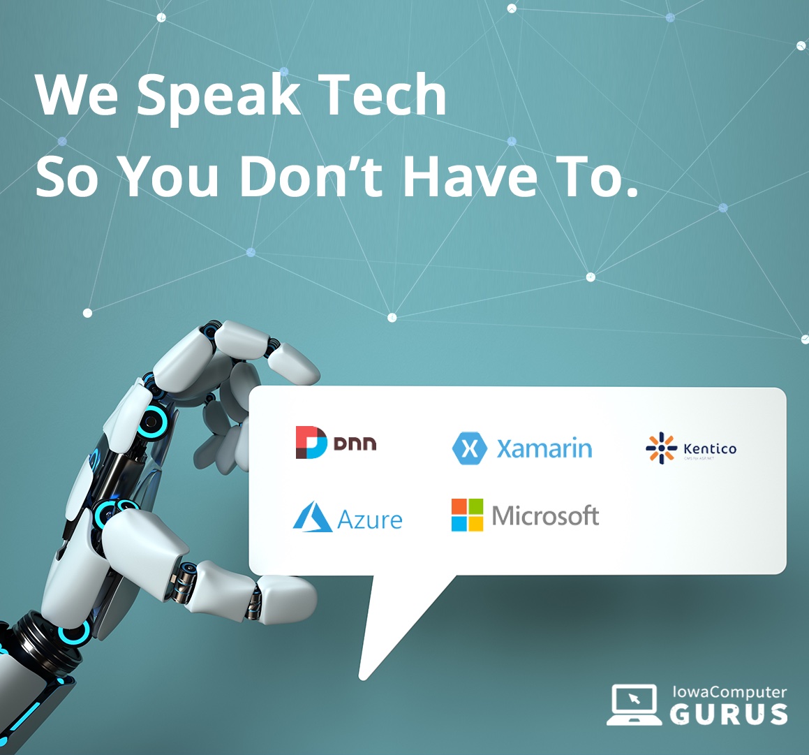 No jargon. No runaround. Just results. From #Azure and #DevOps to bit.ly/3ZuTG7n Core, #Xamarin, and more — we deliver full-stack Microsoft solutions to help move your business forward. Discover more at bit.ly/3ZTmK90. 🙌 #dotnet #dnncms #kentico #WebDev