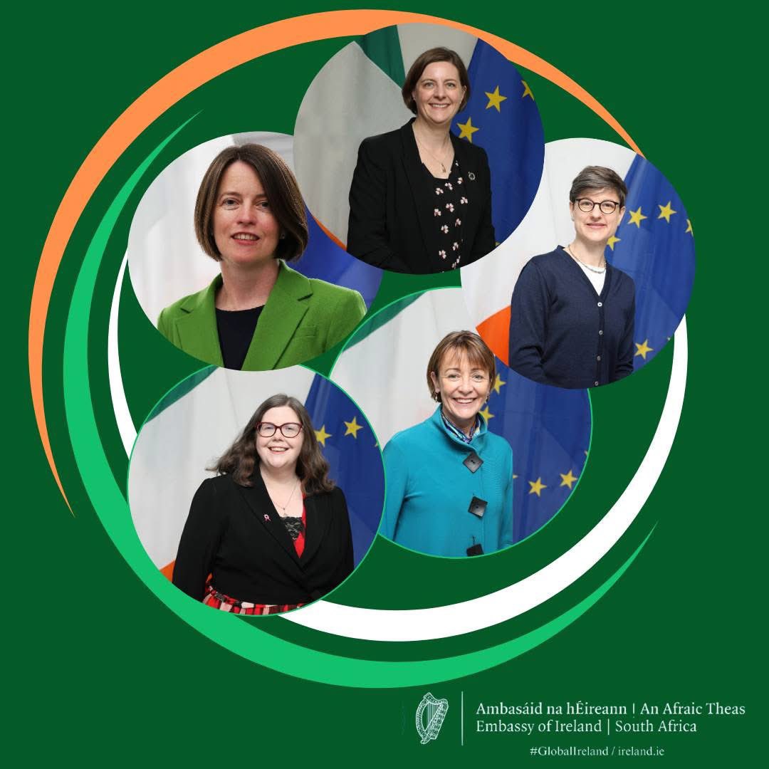 Irish Embassy Pretoria (@irlembpretoria) on Twitter photo On #WomenInDiplomacyDay 🇮🇪pays tribute to the transformative effect of women diplomats in international relations. Proud to share that <a href="/dfatirl/">Irish Foreign Ministry</a> has exceeded the target of having OVER HALF of Ireland’s diplomatic missions led by #women. Ireland firmly committed to #genderequality On #WomenInDiplomacyDay 🇮🇪pays tribute to the transformative effect of women diplomats in international relations. Proud to share that <a href="/dfatirl/">Irish Foreign Ministry</a> has exceeded the target of having OVER HALF of Ireland’s diplomatic missions led by #women. Ireland firmly committed to #genderequality