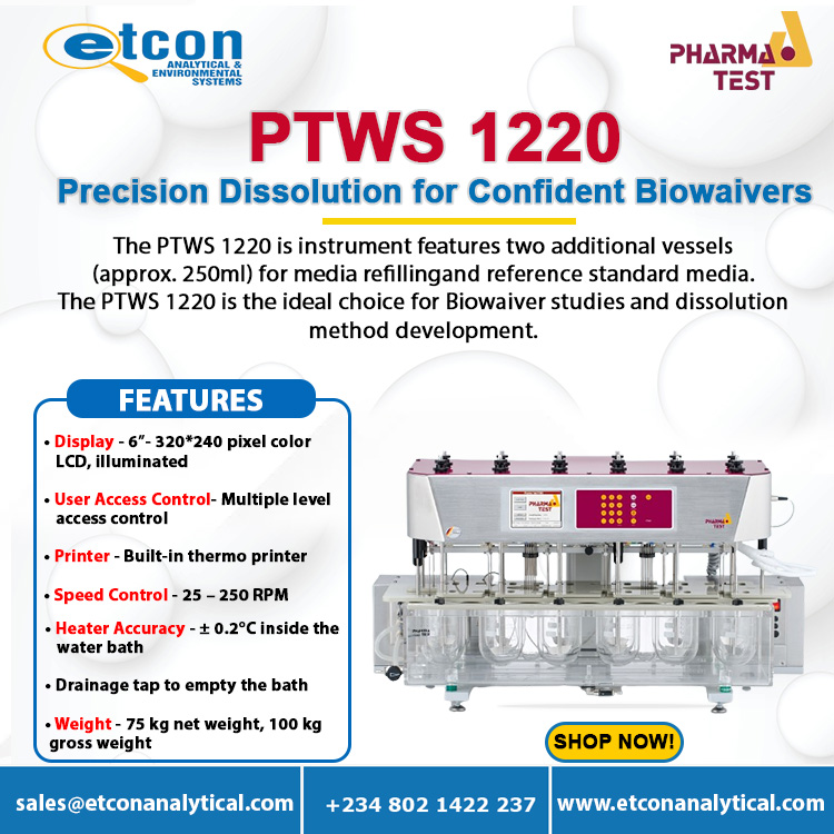 AnalyticalEtcon's tweet photo. 🔬 Precision Meets Performance!
Say hello to the PTWS 1220 – the ultimate dissolution testing system built for reliability, accuracy, and compliance.
#DissolutionTester #PharmaLabEquipment #LabInnovation #AnalyticalInstruments #QualityControl #PharmaceuticalTesting https://t.co/XZSgRPbJao
