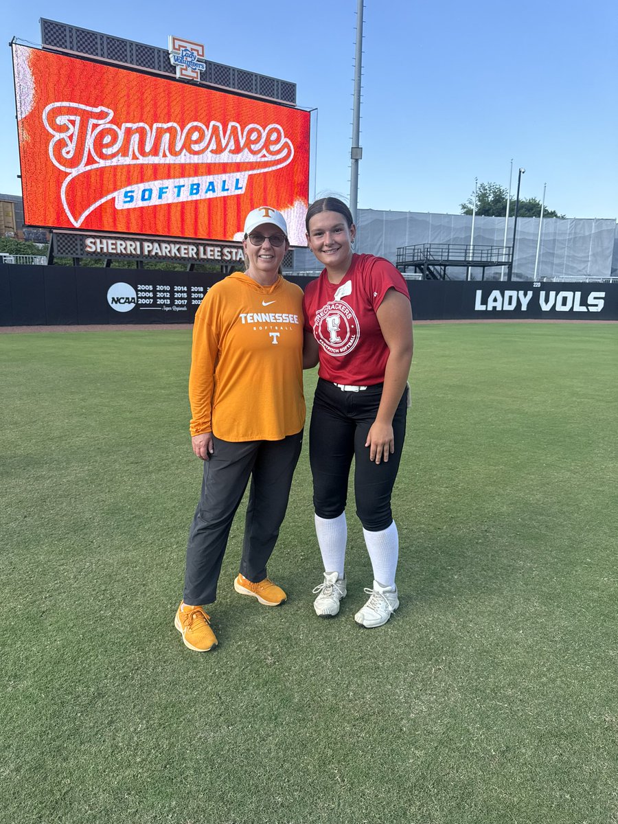 Allison Cramer 2028 (@alliecramer_18) on Twitter photo Had the absolute best time in Knoxville yesterday! Thank you coaches, <a href="/KarenWeekly/">Karen Weekly</a> <a href="/MRhodesSmith/">Megan Smith</a> <a href="/Coach_SniderSB/">Craig Snider 🍊</a> for the amazing camp and I can’t wait to come back.
Go Vols 🧡 Had the absolute best time in Knoxville yesterday! Thank you coaches, <a href="/KarenWeekly/">Karen Weekly</a> <a href="/MRhodesSmith/">Megan Smith</a> <a href="/Coach_SniderSB/">Craig Snider 🍊</a> for the amazing camp and I can’t wait to come back.
Go Vols 🧡