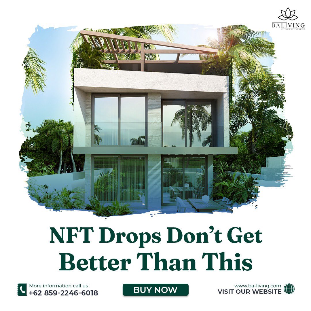 Knut in Crypto (@knutzone) on Twitter photo $100 in 12 Hours ⚡️
$50
☑️ RT & Follow <a href="/_baliving_/">Baliving🌴🥥</a>
$50
☑️Join discord.gg/4UkvUkBz
Post Proof
Not your average NFT drop Baliving lets you win a Bali villa, plus cool perks and rewards just for holding.
Riding the wave on this! $100 in 12 Hours ⚡️
$50
☑️ RT & Follow <a href="/_baliving_/">Baliving🌴🥥</a>
$50
☑️Join discord.gg/4UkvUkBz
Post Proof
Not your average NFT drop Baliving lets you win a Bali villa, plus cool perks and rewards just for holding.
Riding the wave on this!