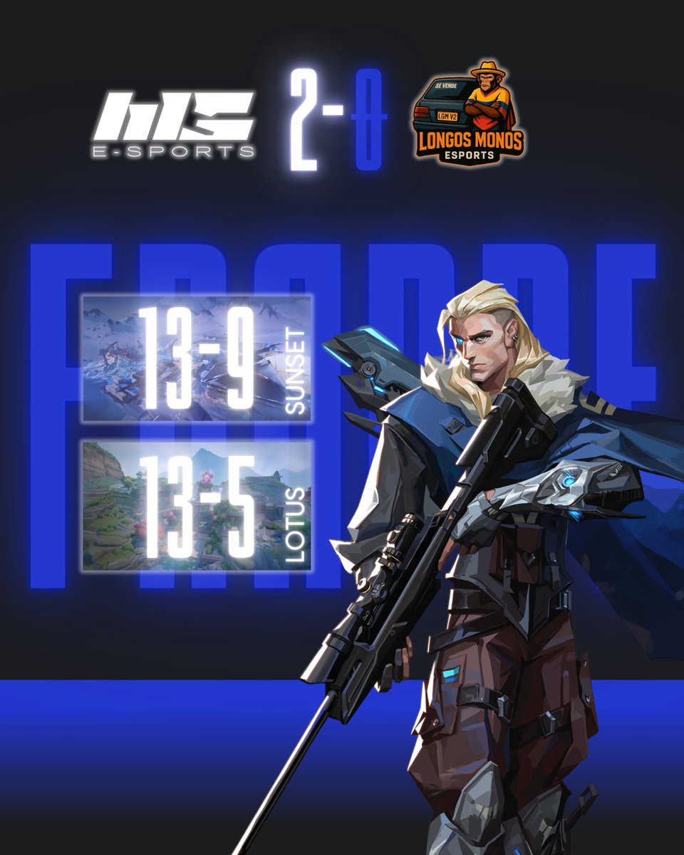 M5 Esports (@m5_esports) on Twitter photo ¡DOBLE VICTORIA Y CLASIFICADOS! 🔥💪
🏆 M5 asegura su paso a la Nacional de VALORANT Ecuador en Guayaquil tras una jornada intensa de enfrentamientos:
🆚 <a href="/FullWEsports/">Full W Esports</a>
🔹 2-1
🔹 HAVEN: 13-3
🔹 SPLIT: 3-13
🔹 SUNSET: 13-9
🆚 Longos Monos
🔹 2-0
🔹 ICEBOX: 13-9
🔹 LOTUS: 13-5
🇪🇨 ¡DOBLE VICTORIA Y CLASIFICADOS! 🔥💪
🏆 M5 asegura su paso a la Nacional de VALORANT Ecuador en Guayaquil tras una jornada intensa de enfrentamientos:
🆚 <a href="/FullWEsports/">Full W Esports</a>
🔹 2-1
🔹 HAVEN: 13-3
🔹 SPLIT: 3-13
🔹 SUNSET: 13-9
🆚 Longos Monos
🔹 2-0
🔹 ICEBOX: 13-9
🔹 LOTUS: 13-5
🇪🇨