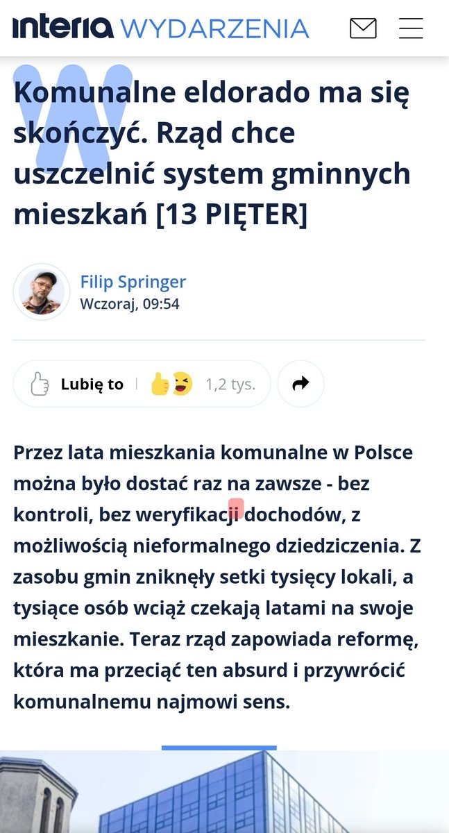 TLewandowskiPoz's tweet image. "Jeśli nowe przepisy rzeczywiście wejdą w życie i nie zostaną rozwodnione w kolejnych poprawkach, będzie to pierwszy od dekad krok w stronę racjonalizacji polityki mieszkaniowej-nie tylko z perspektywy gminnych budżetów, ale przede wszystkim zwykłej przyzwoitości." F. Springer.👏