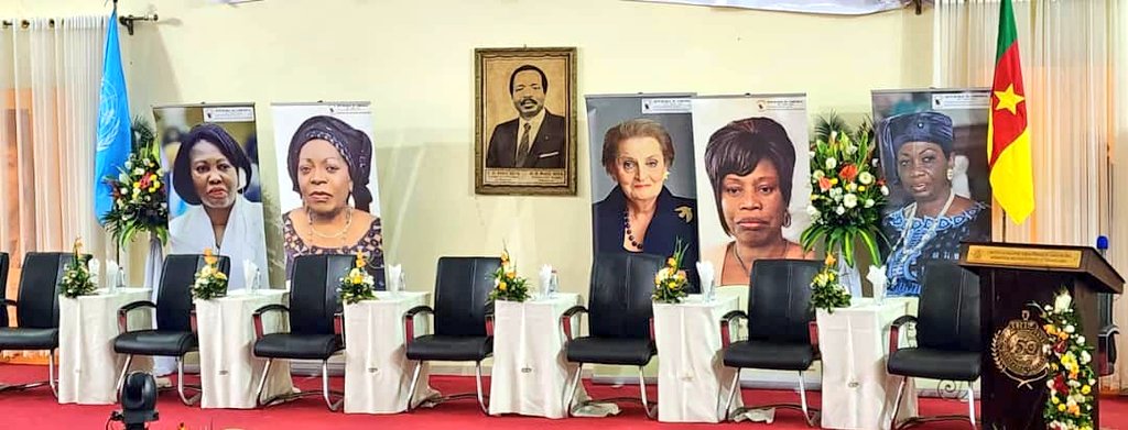 Diplomatie Cameroun /Cameroon Diplomacy (@diplocam_minrex) on Twitter photo 24 Juin,
Journée Internationale des Femmes dans la Diplomatie.
Ce jour, les Femmes Diplomates du Cameroun se sont retrouvées à l' Institut des Relations Internationales du Cameroun, pour une journée d'échanges et de débats.
<a href="/DYFEDCAM/">Femmes DiploCam</a> .
#WomenInDiplomacy
#femmesendiplomatie 24 Juin,
Journée Internationale des Femmes dans la Diplomatie.
Ce jour, les Femmes Diplomates du Cameroun se sont retrouvées à l' Institut des Relations Internationales du Cameroun, pour une journée d'échanges et de débats.
<a href="/DYFEDCAM/">Femmes DiploCam</a> .
#WomenInDiplomacy
#femmesendiplomatie