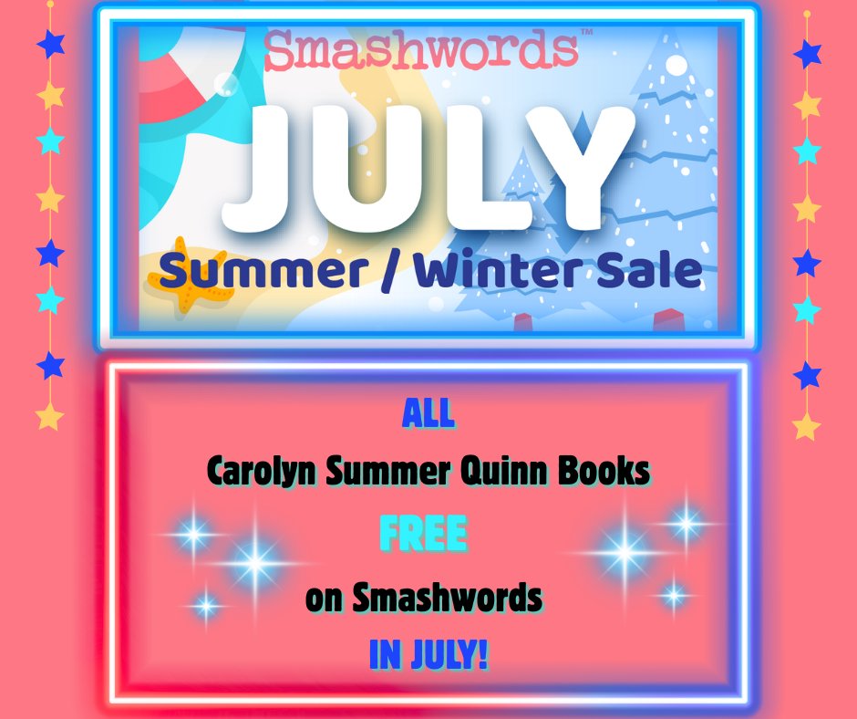 carolynsummerq1's tweet photo. COMING SOON: All of my books will be available FOR FREE on Smashwords in July!
The Link: https://t.co/X3U3Bt1Cie
#bookstoread #books #writingcmmunity #readingcommunity #sale #free #smashwords #booksbooksbooks https://t.co/XMuu6ZOhcx