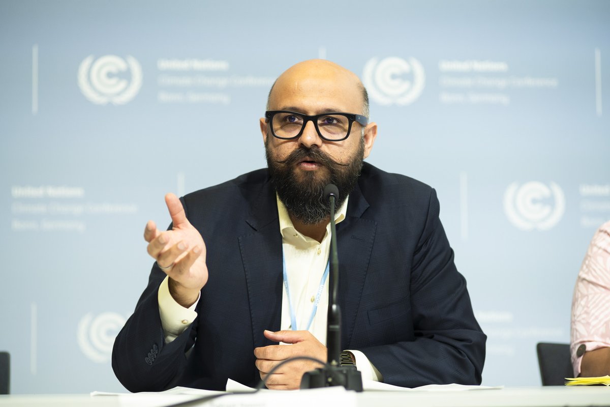 Loss and Damage Collaboration (L&DC) (@lossanddamage) on Twitter photo 1/3. “In countries like Pakistan where I live, we are already seeing the impacts of the #ClimateCrisis. Heatwaves in Karachi in 2015 and 2024 killed thousands of people.” <a href="/drfahadsaeed/">Fahad Saeed</a> of <a href="/CA_Latest/">Climate Analytics</a> speaks to the #LossAndDamage that is already happening as a result of the 1/3. “In countries like Pakistan where I live, we are already seeing the impacts of the #ClimateCrisis. Heatwaves in Karachi in 2015 and 2024 killed thousands of people.” <a href="/drfahadsaeed/">Fahad Saeed</a> of <a href="/CA_Latest/">Climate Analytics</a> speaks to the #LossAndDamage that is already happening as a result of the