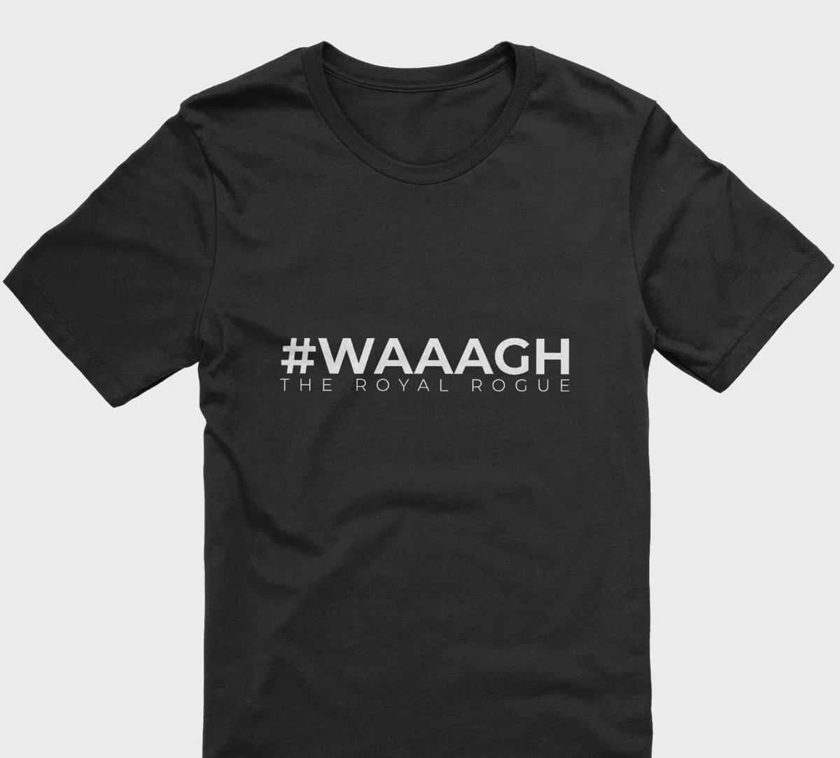 the_royal_rogue's tweet image. Was doing a thorough review of my merch website and just found out that my best-selling item of all time by FAR was the WAAAGH t-shirt
I mean, WTAF? 😂 that was the laziest design EVER. 2x more sales than the runner-up, "Thank God Meghan Is Not Coming"
If you want to check out…
