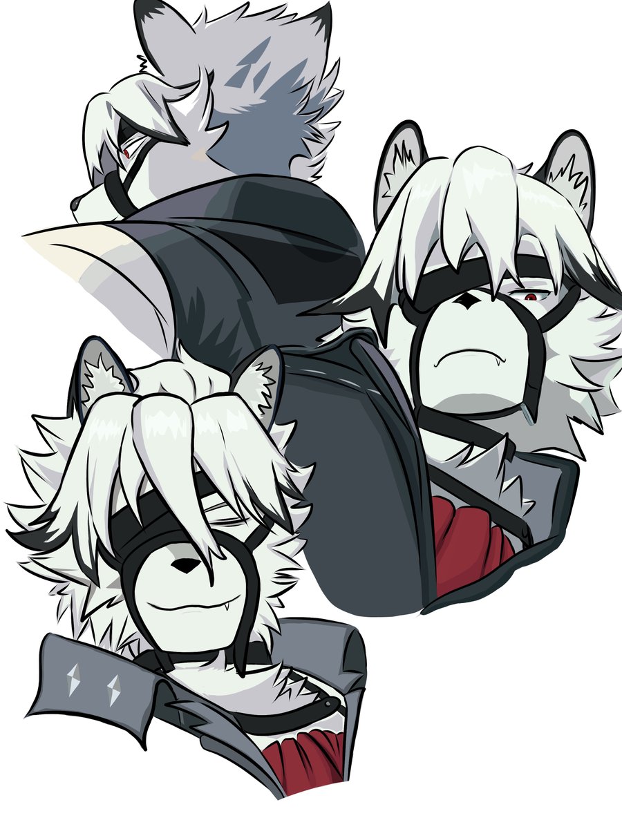 AzdotPixel1's tweet image. #Lycaon Doodles &amp;gt;;3