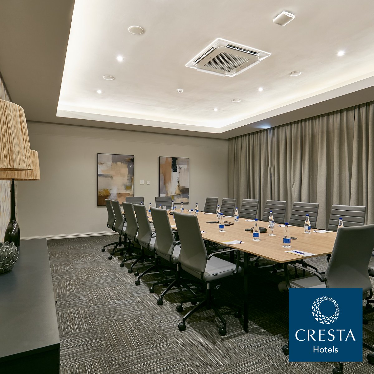 Seamless meetings start here. Cresta Mahalapye's Kgotla Boardroom offers the latest in conferencing technology and facilities, ensuring your team and organization have everything needed for a successful event. 💻🤝

#CrestaHotels #summer #botswana #hotels #business #city