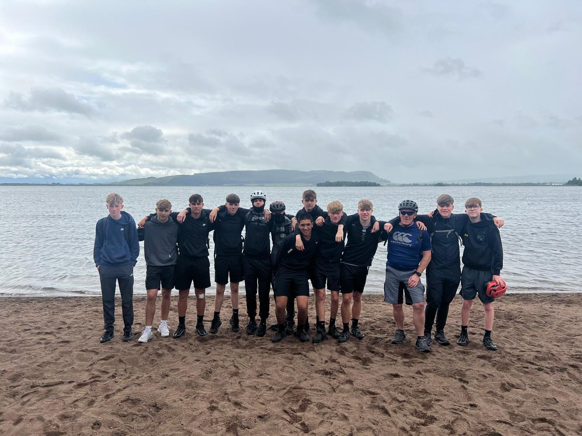 End of term adventure for some of our S4! On the Bonnie Bonnie Banks of Loch Leven and having a brilliant time.