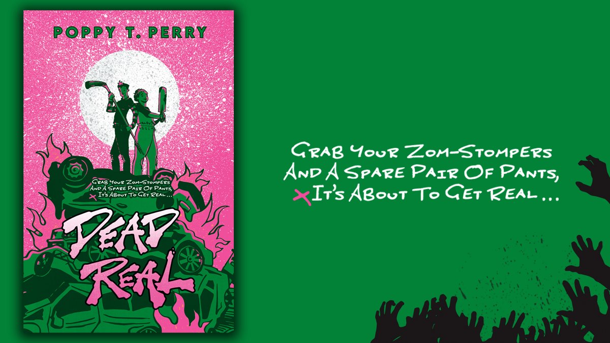 Guess there's no time like the (deadly, dangerous, zombie-swamped) present to confess your *undying* love...

Pre-order your copy of Dead Real by Poppy T. Perry: bit.ly/4dyx9fV