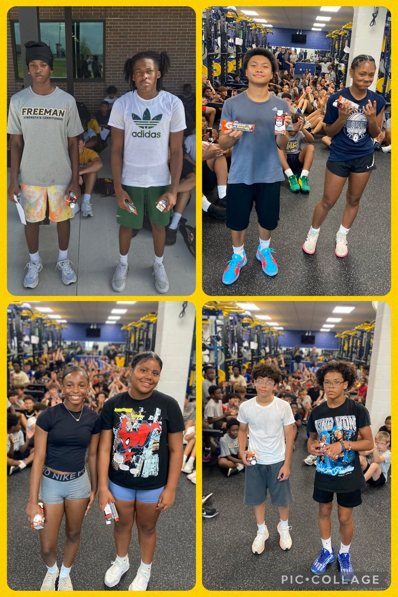 fhsgoldsports's tweet photo. Week 3 SAC campers of the week! Keep grinding! @GoldenFHSEagles @fhsgoldboosters #GoldStandard 

1st Session 
Devin Sowells 
Levar Porter 

 2nd Session
Nyla Vanlandinghaam
Liam Tesnado

Junior High Sessions
Emily Gomez 
Jade Rhone 
Iker Varela
Derwin Warren https://t.co/GkQjlOCpUZ