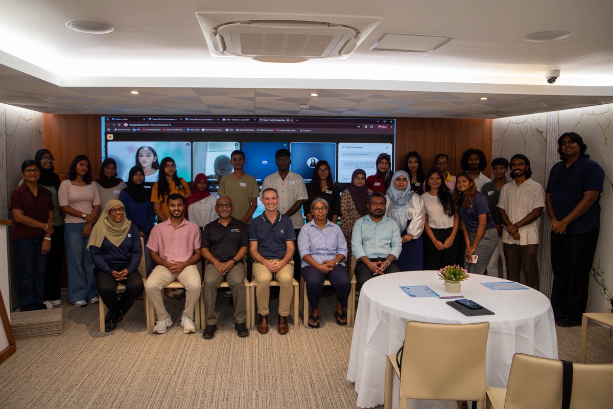UNICEF Maldives (@unicefmaldives) on Twitter photo 📸 Our #ClimateGuardians took part in the Local Conference of Youth, ahead of #IOCCY, to develop a national youth statement on climate change. This is part of our efforts to engage young people and foster their skills in civic leadership.
<a href="/sigsmaldives/">Small Island Geographic Society</a>
<a href="/AusHCMV/">Australian High Commission, Republic of Maldives</a>
<a href="/UNMaldives/">UN in the Maldives</a> 📸 Our #ClimateGuardians took part in the Local Conference of Youth, ahead of #IOCCY, to develop a national youth statement on climate change. This is part of our efforts to engage young people and foster their skills in civic leadership.
<a href="/sigsmaldives/">Small Island Geographic Society</a>
<a href="/AusHCMV/">Australian High Commission, Republic of Maldives</a>
<a href="/UNMaldives/">UN in the Maldives</a>