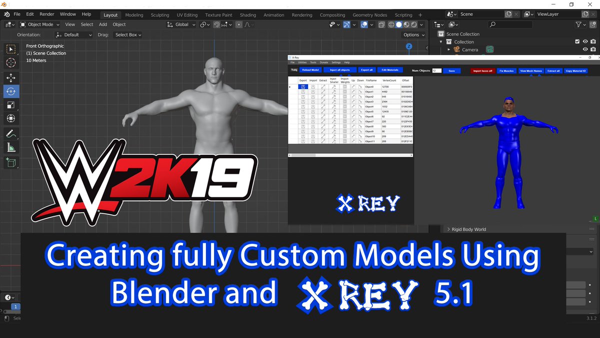I've coded an update to X-Rey. This is a free update to v5 users and v5.1 has been sent out a short while ago. 

The major feature is a custom tri stripper I've been working on for the past 9 years. This allows for creating custom yobj using obj files and eliminates nif. 

[1/2]
