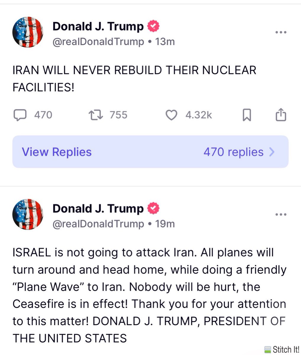 More from President Trump on Israel observing ceasefire 

#sabcnews