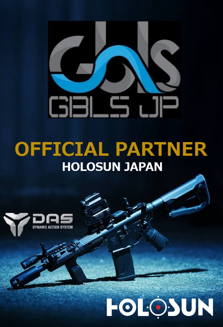 HOLOSUN JAPAN【公式】🇺🇸🇯🇵 (@holosunjp) on Twitter photo 【公式パートナーアナウンスメント】📣㊗️
この度、HOLOSUN JAPAN はハイクオリティ訓練用システムDASを提供しているGBLS JAPAN様<a href="/BulletGbls/">GBLS JAPAN</a> と公式パートナー契約を締結しました。🎉🎉🎉
軍機関まで訓練機材として納入実績を持ち、実銃の作動を再現できる GBLS 【公式パートナーアナウンスメント】📣㊗️
この度、HOLOSUN JAPAN はハイクオリティ訓練用システムDASを提供しているGBLS JAPAN様<a href="/BulletGbls/">GBLS JAPAN</a> と公式パートナー契約を締結しました。🎉🎉🎉
軍機関まで訓練機材として納入実績を持ち、実銃の作動を再現できる GBLS