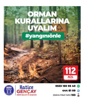 Didim’de Yaz Aylarında Yangın Riskine Dikkat!