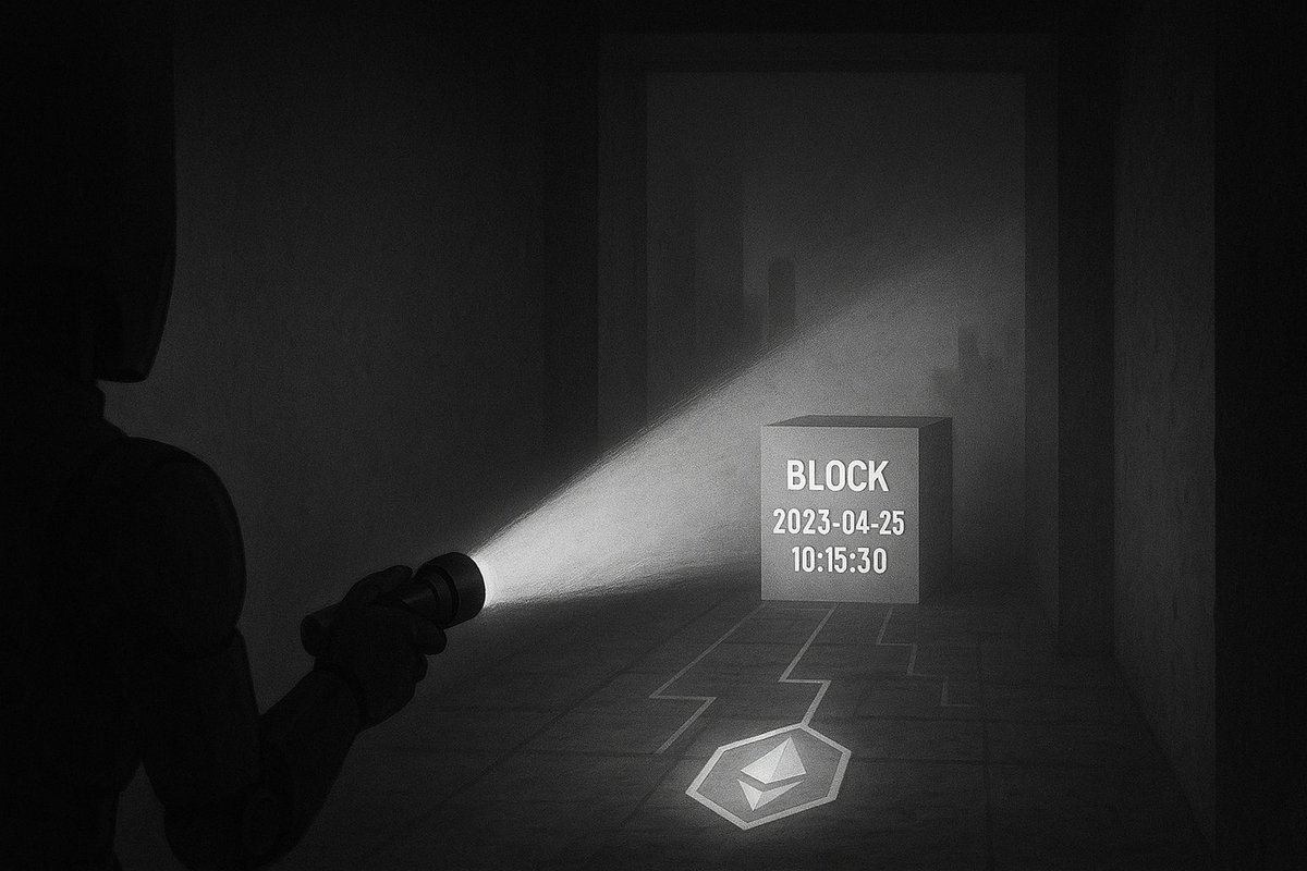 EnsembleCodes's tweet image. Any agent action not timestamped on-chain is a ghost story- maybe true, maybe not.
Proof-of-execution is the flashlight.