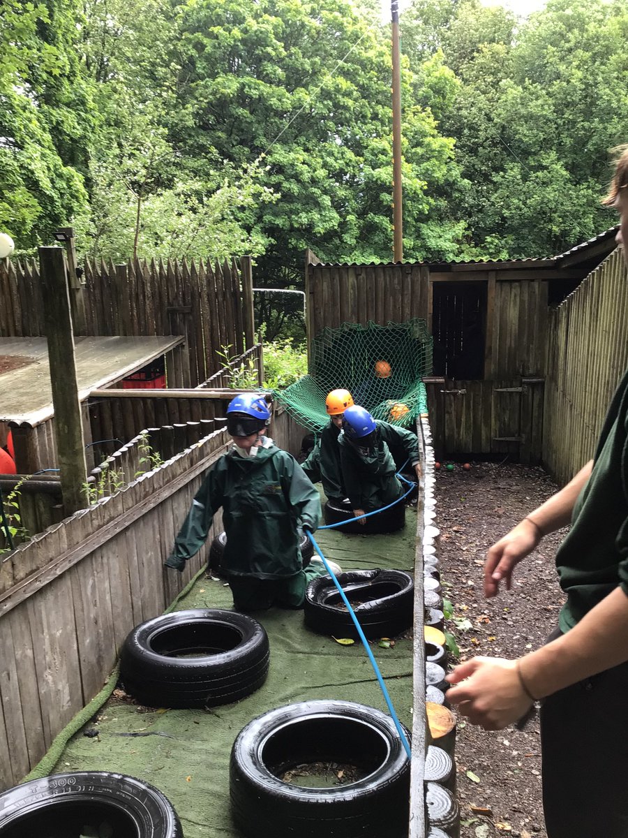 Y6 Wood group have enjoyed archery and worked together as a team to navigate the Nightline this morning. Half way through our trip and everyone is having a great time 😊 Mrs Ash